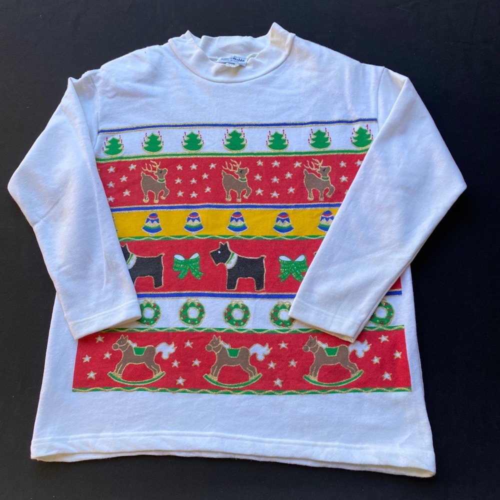Vintage women’s holiday sweater sz m